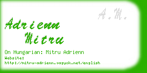 adrienn mitru business card